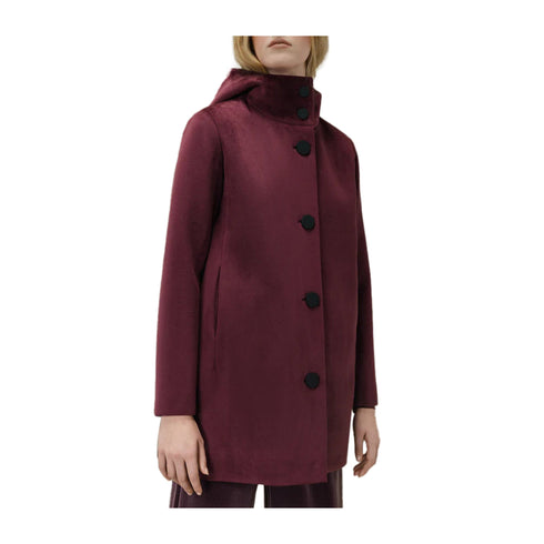 RRD Parka Parka Donna in velluto tinta unita Bordeaux A24 - RRDW24539 - 73 - 42 - Francavilla Moda